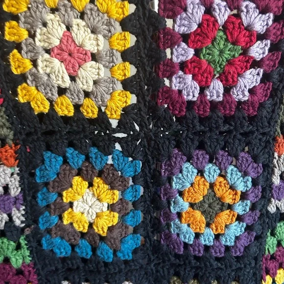 NWT Lucky Brand Crocheted Long Sweater - Picture 8 of 8